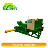 Horizontal metal baler (Push sideword)